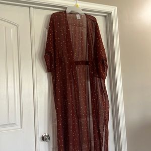 Ankle length kimono